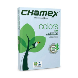 Papel Sulfite A4 500 Folhas Chamex Azul IP